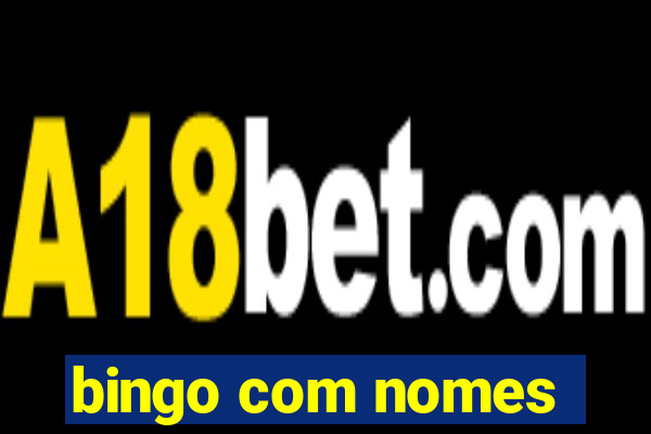 bingo com nomes